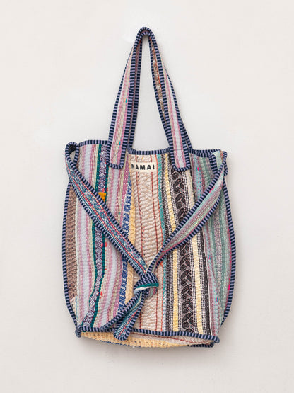 The Xoti II Zero-Waste Quilted Kantha Bag