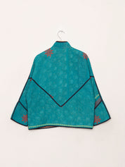 The Ladhiya Petite Quilted Patchwork Kantha Jacket