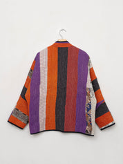 The Ladhiya Quilted Patchwork Kantha Jacket