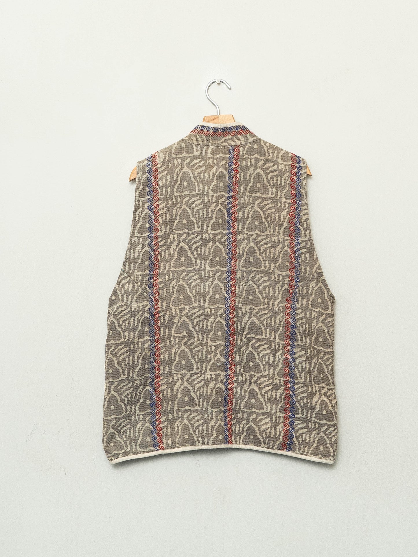 The Ladhiya Quilted Plant Dyed Kantha Vest