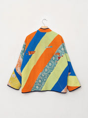 The Ladhiya Quilted Patchwork Kantha Jacket
