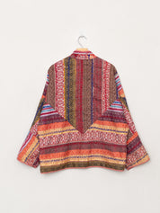 The Ladhiya Quilted Patchwork Kantha Jacket