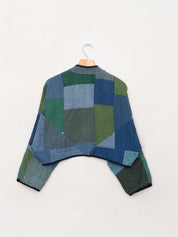 The Kaira Cropped Quilted Ralli Kantha Jacket