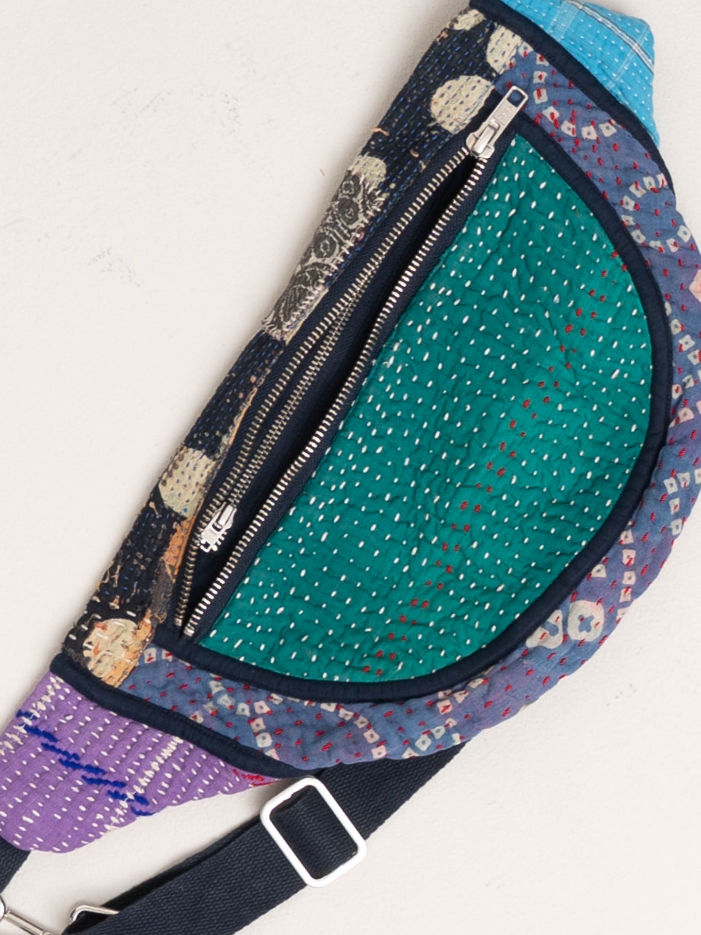 The Faiza Quilted Kantha Belt Bag