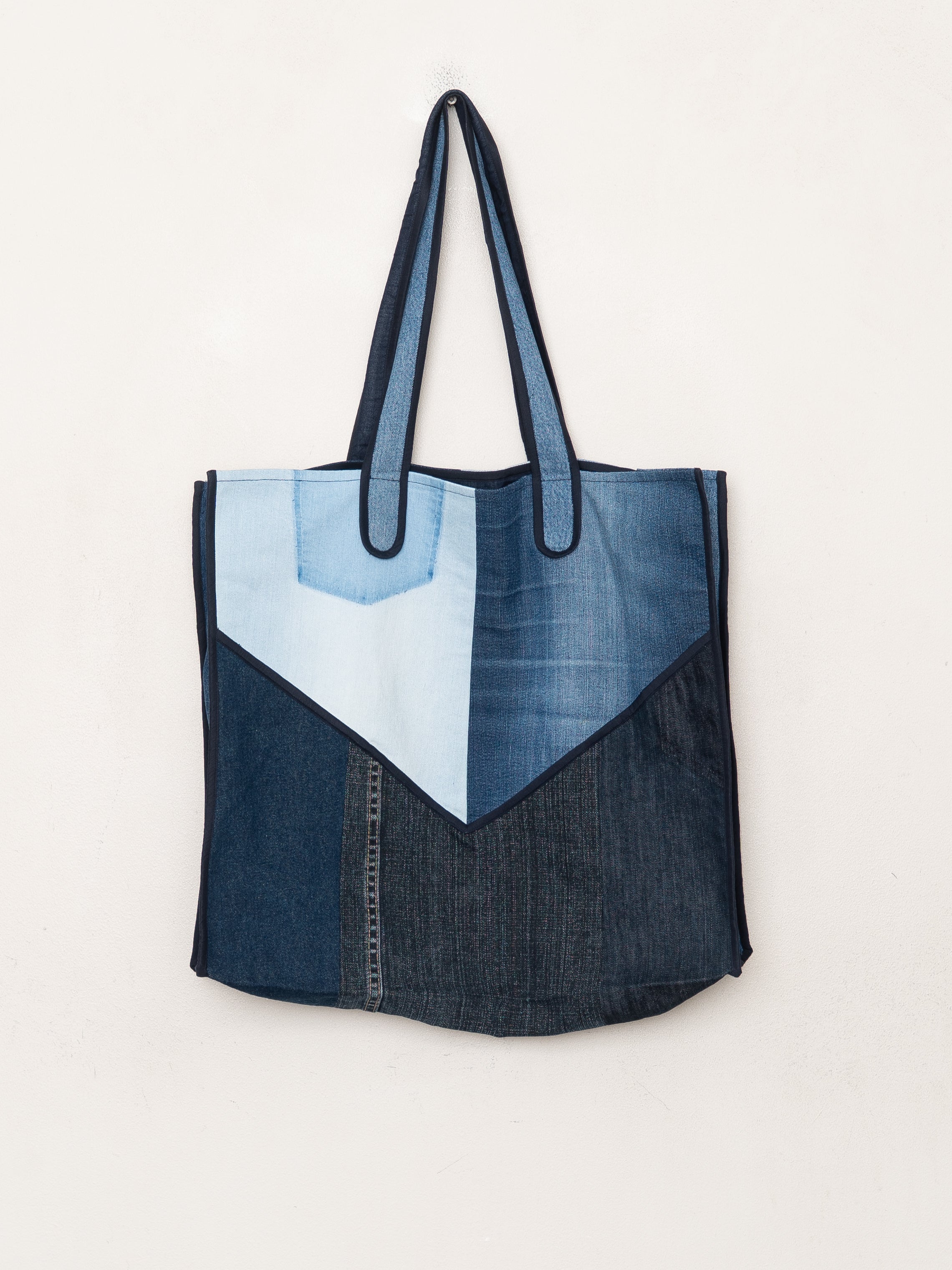 The Pasha Carryall Denim Tote Bag