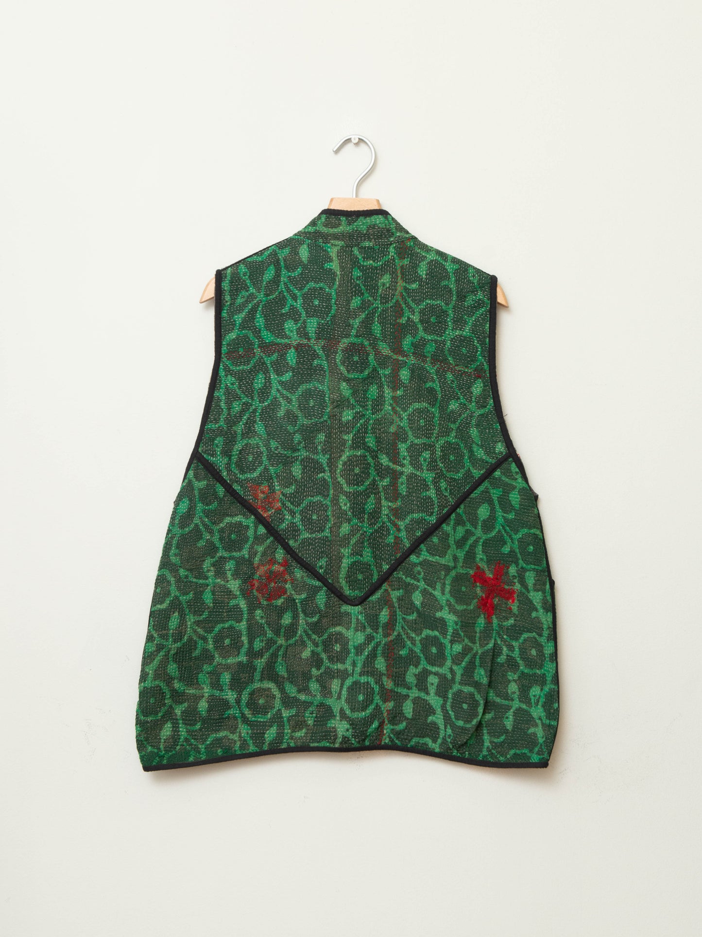 The Ladhiya Quilted Plant Dyed Kantha Vest