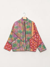 The Ladhiya Petite Quilted Patchwork Kantha Jacket