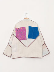 The Ladhiya Quilted Patchwork Kantha Jacket