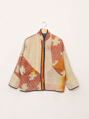 The Ladhiya Petite Quilted Patchwork Kantha Jacket