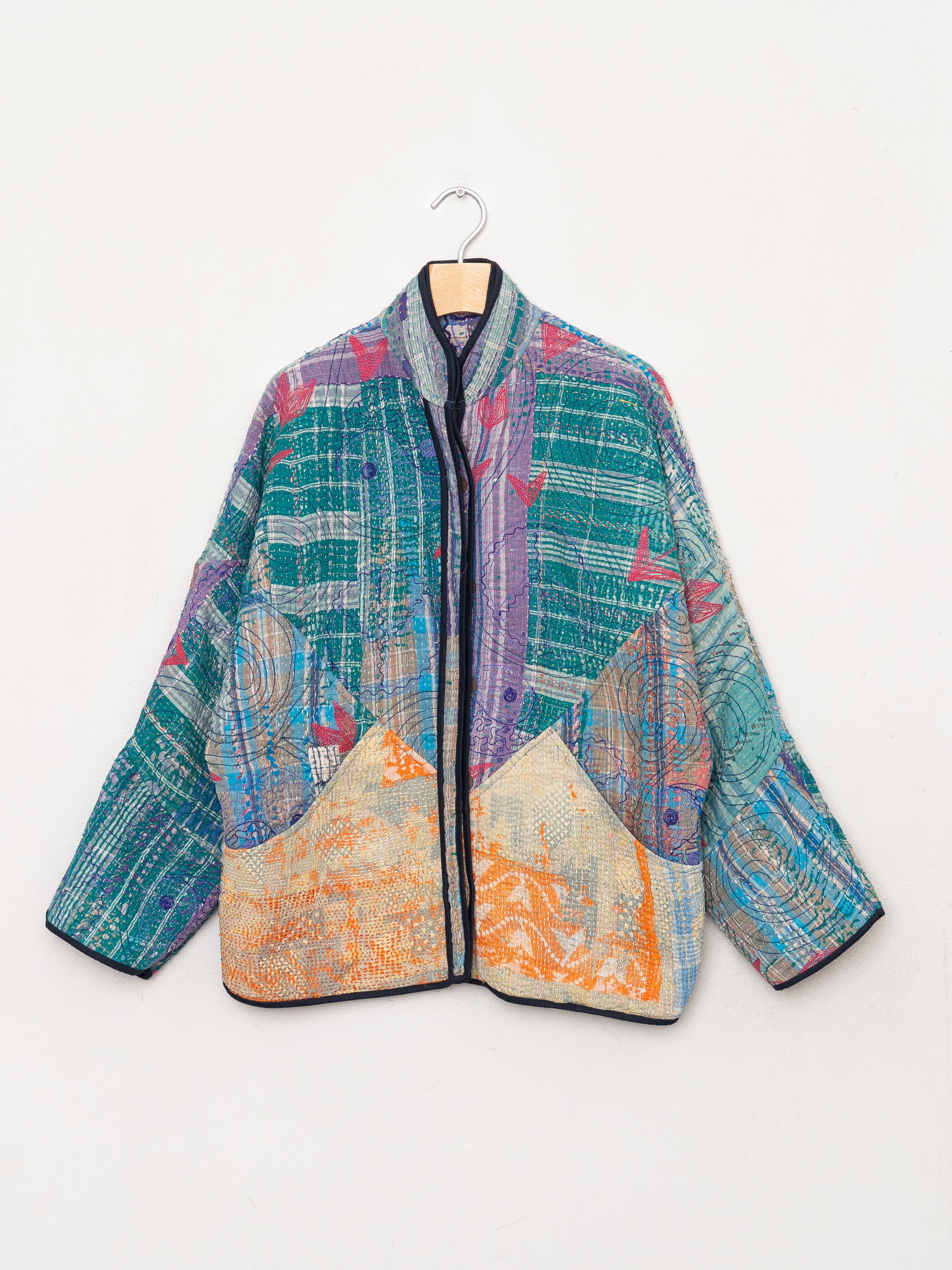 The Ladhiya Suzani Quilted Kantha Jacket