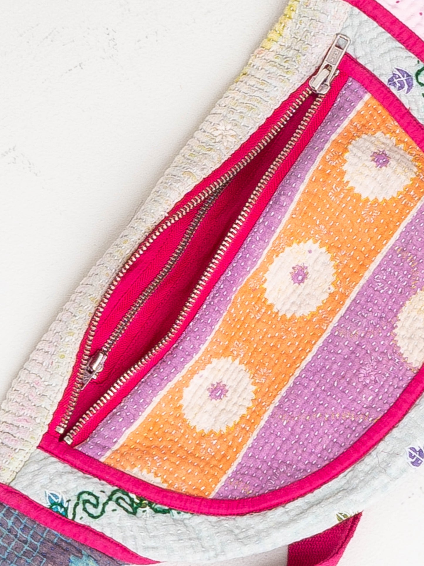 The Faiza Quilted Kantha Belt Bag