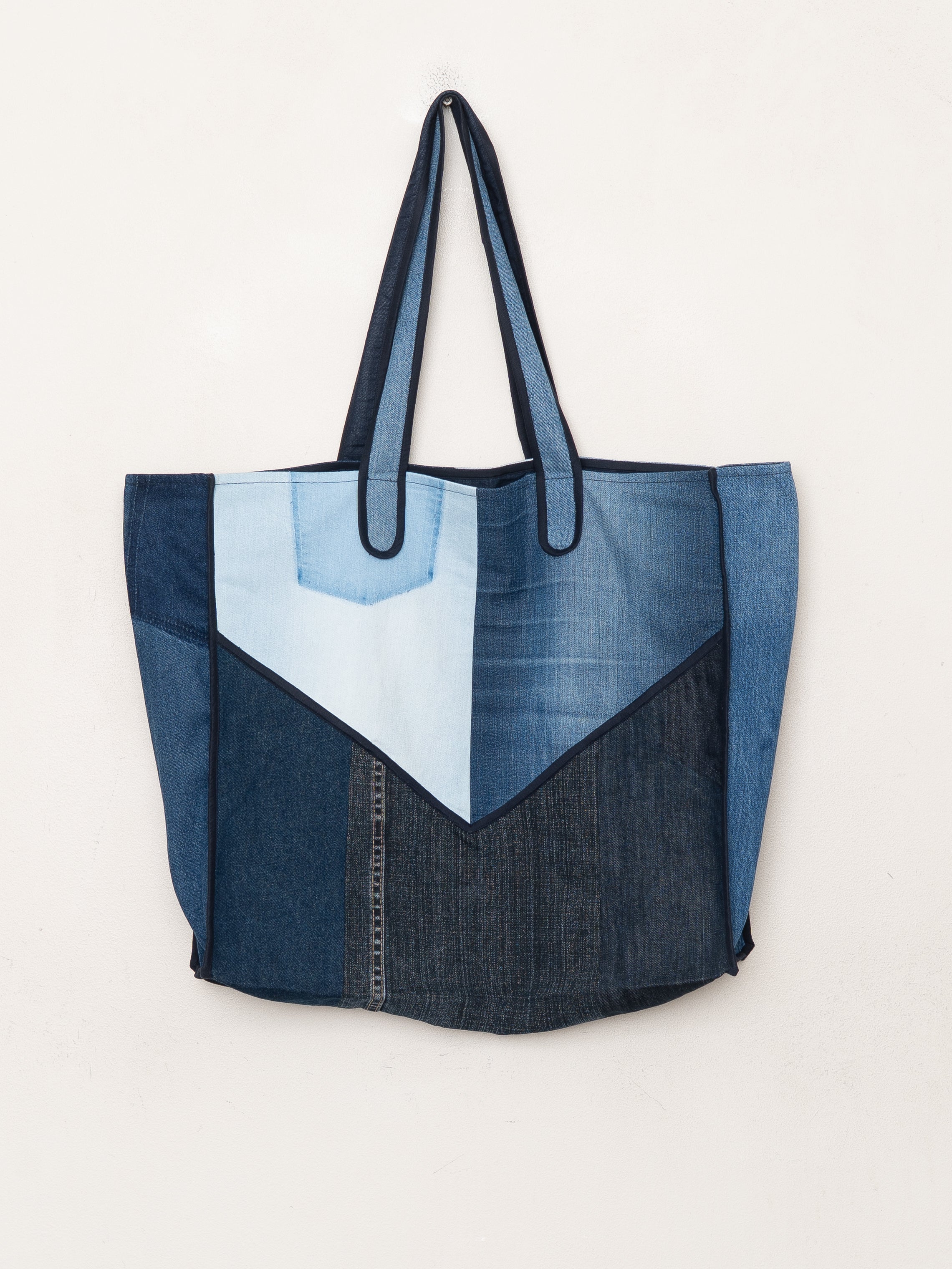 The Pasha Carryall Denim Tote Bag