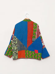 The Ladhiya Quilted Patchwork Kantha Jacket