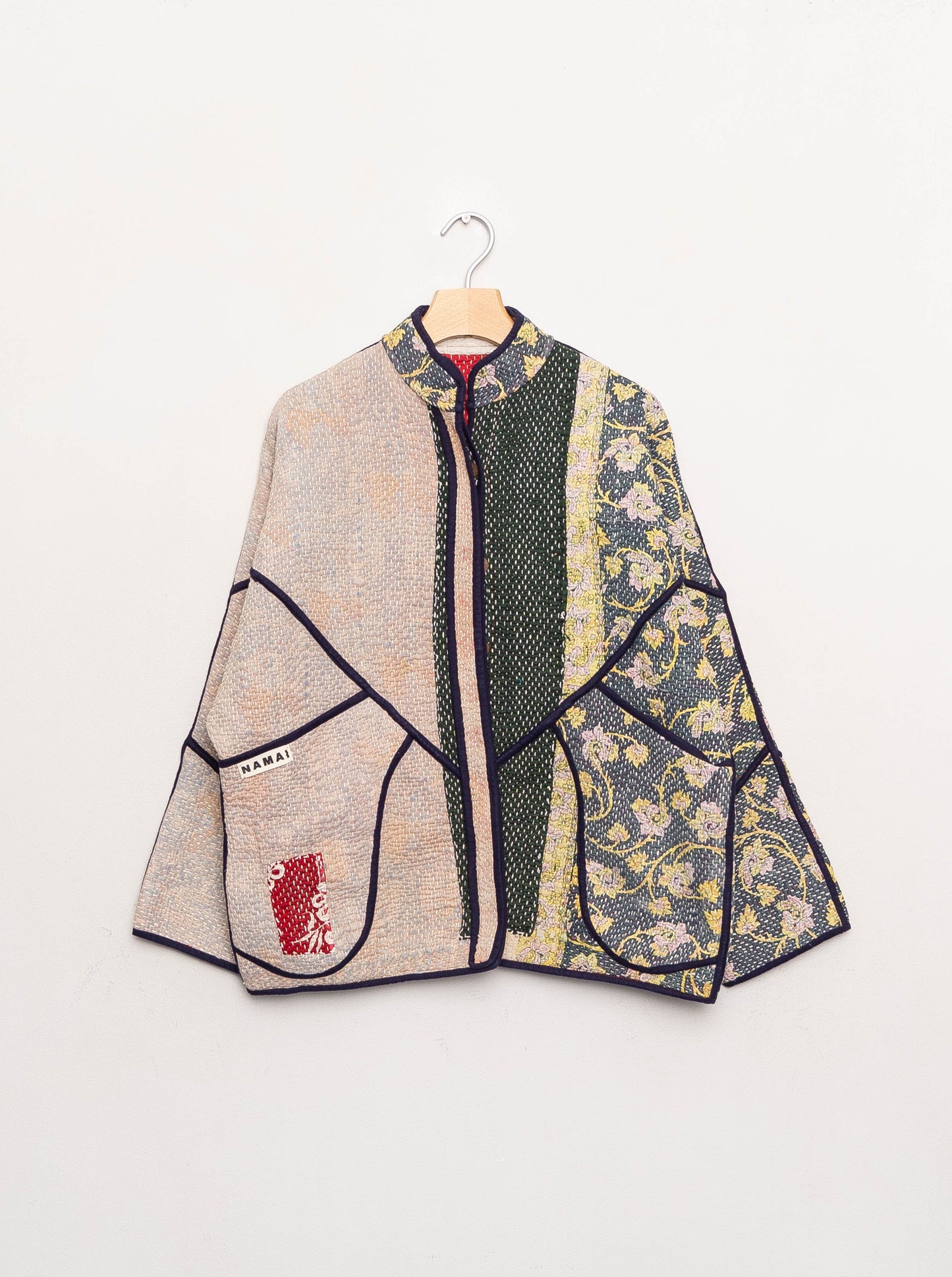 The Ladhiya Quilted Patchwork Kantha Jacket