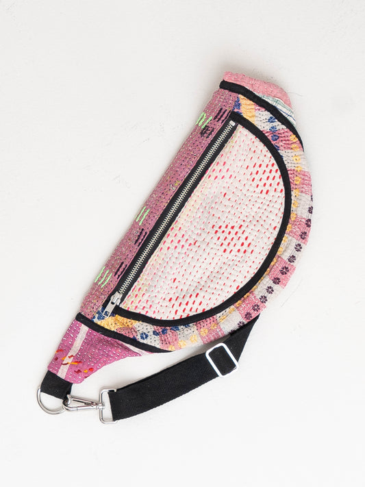 The Faiza Quilted Kantha Belt Bag