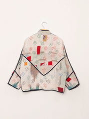 The Ladhiya Petite Quilted Patchwork Kantha Jacket