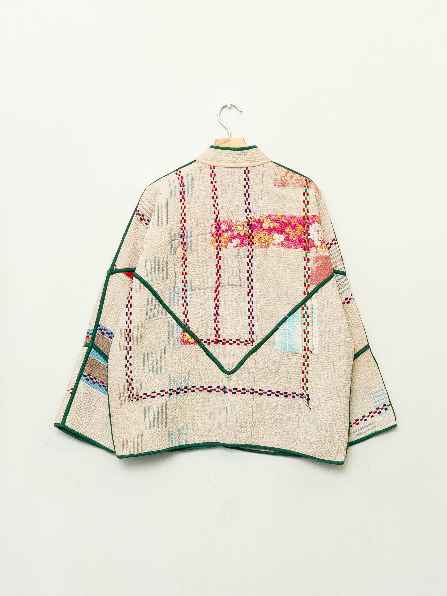 The Ladhiya Quilted Patchwork Kantha Jacket