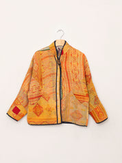The Ladhiya Petite Quilted Patchwork Kantha Jacket