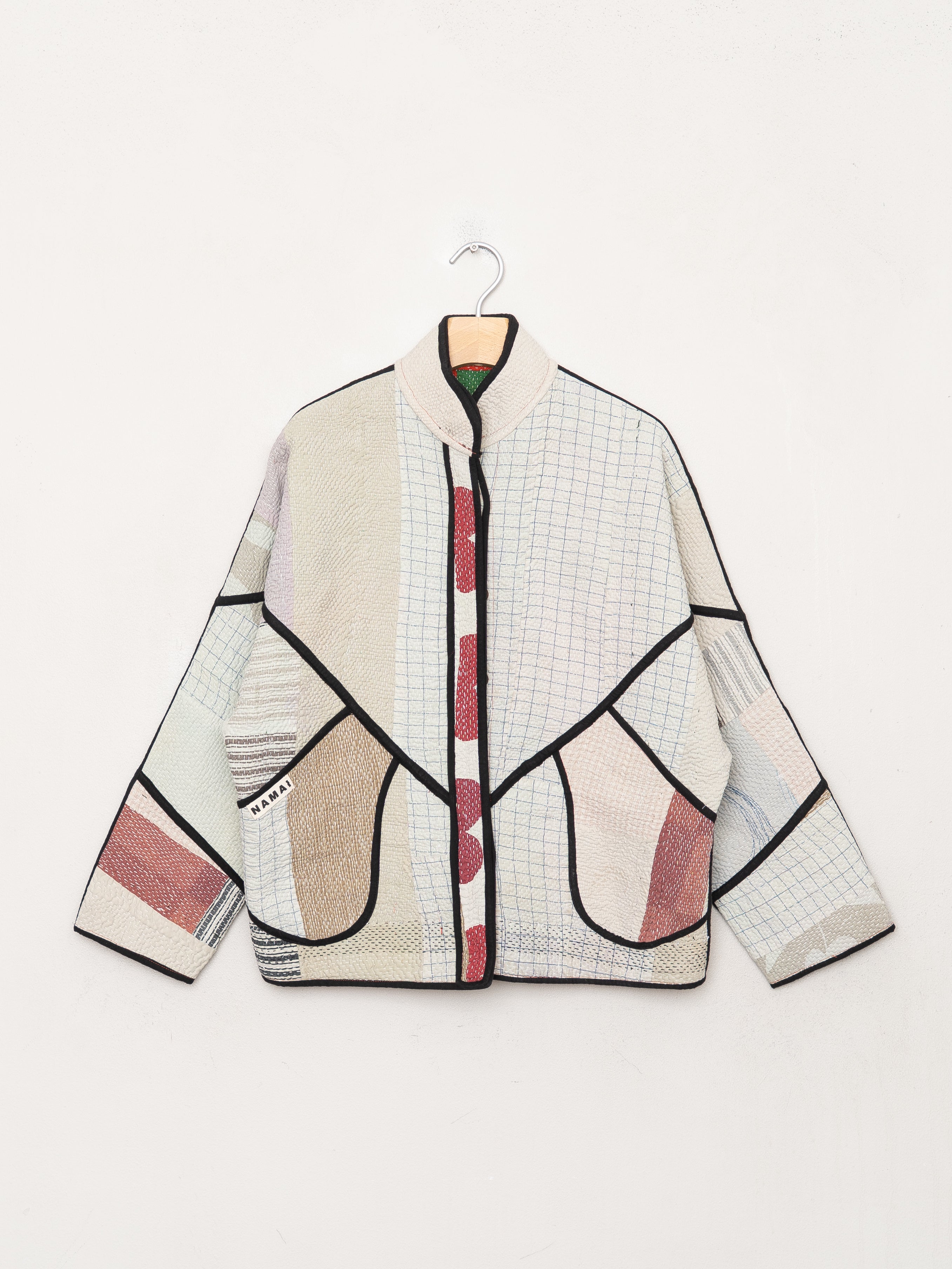The Ladhiya Petite Quilted Patchwork Kantha Jacket