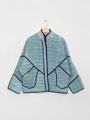 The Ladhiya Petite Quilted Patchwork Kantha Jacket