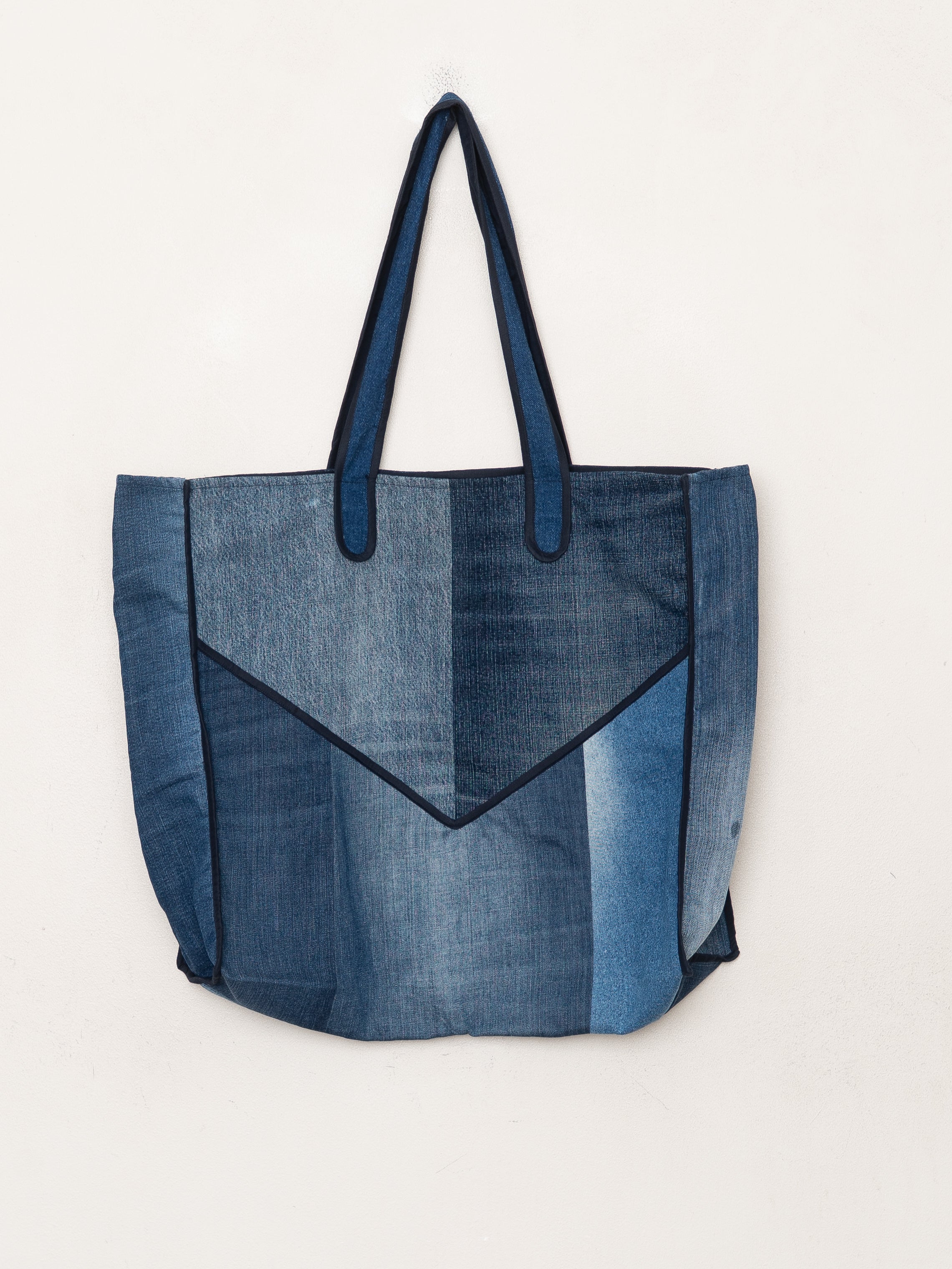The Pasha Carryall Denim Tote Bag