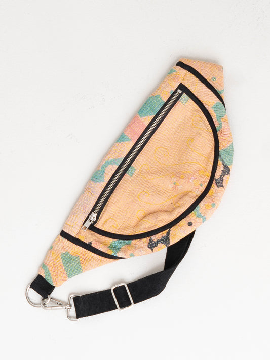 The Faiza Quilted Kantha Belt Bag