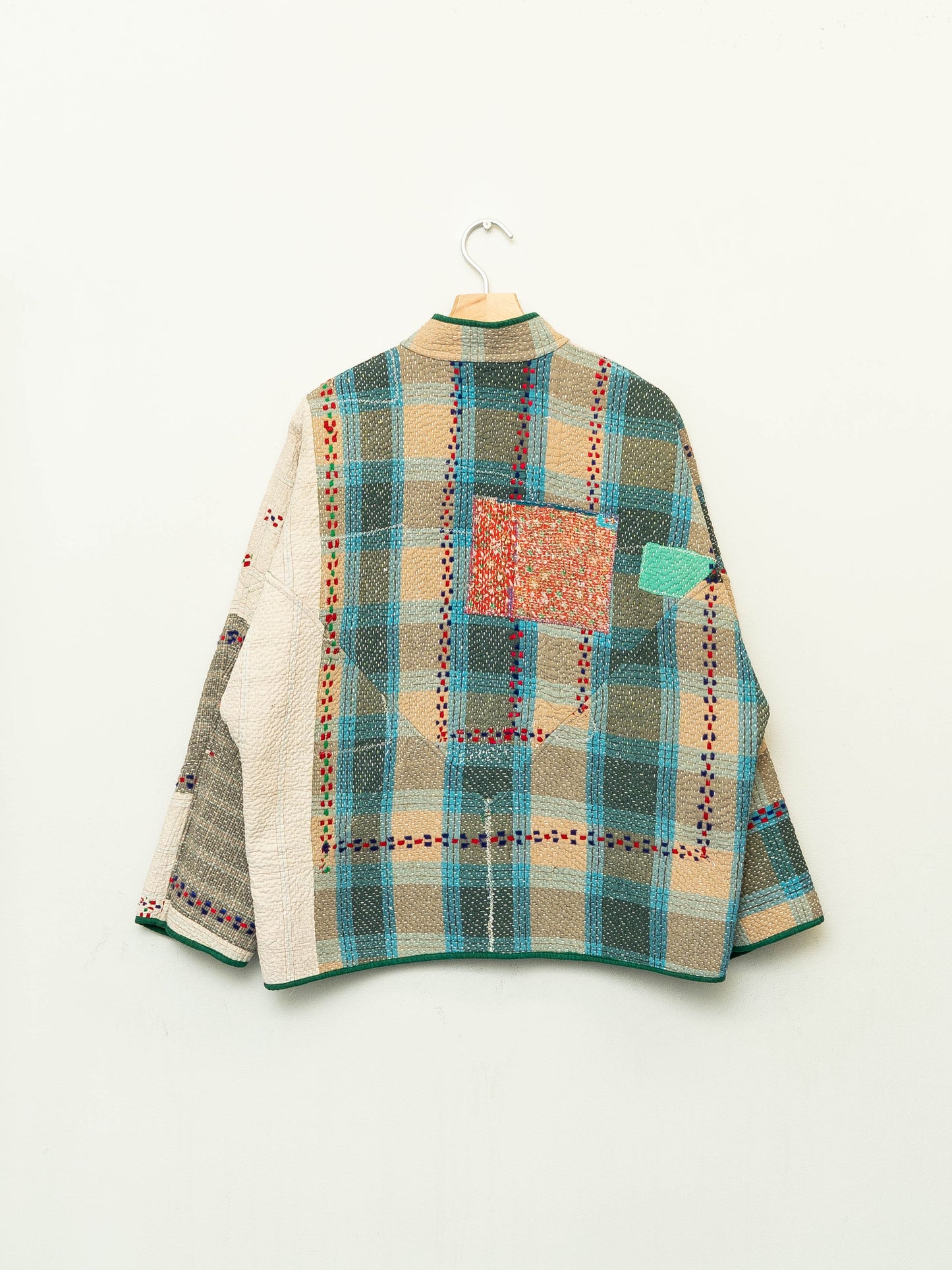 The Ladhiya Quilted Patchwork Kantha Jacket