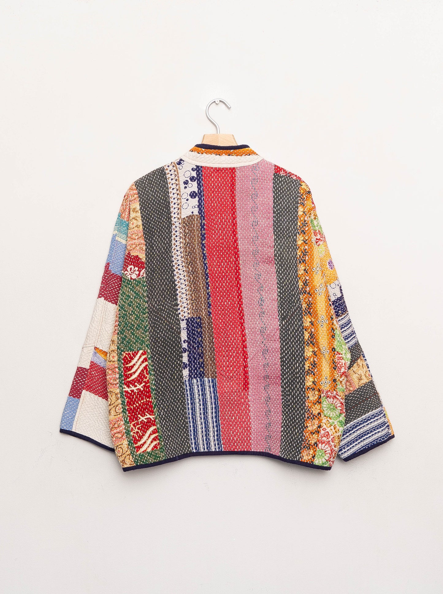 The Ladhiya Quilted Patchwork Kantha Jacket