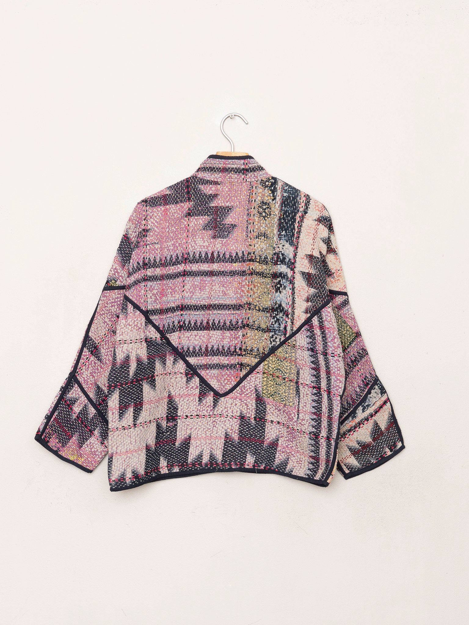 The Ladhiya Petite Quilted Patchwork Kantha Jacket