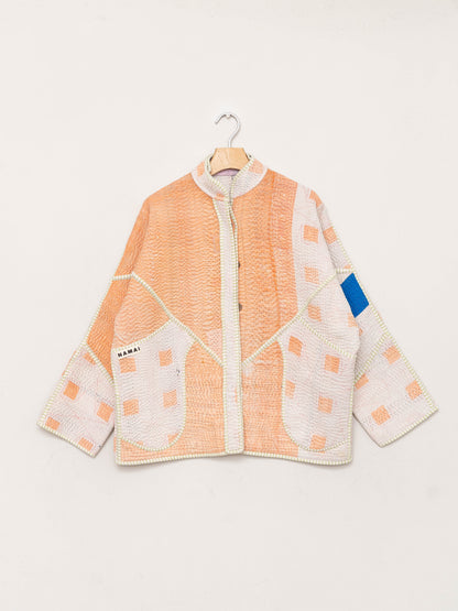 The Ladhiya Quilted Patchwork Kantha Jacket