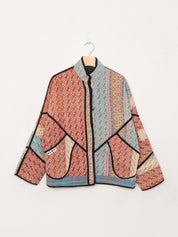 The Ladhiya Petite Quilted Patchwork Kantha Jacket