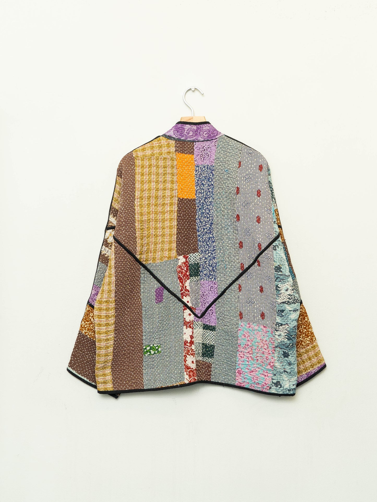 The Ladhiya Quilted Patchwork Kantha Jacket