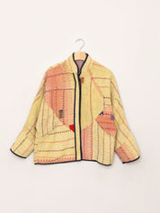 The Ladhiya Petite Quilted Patchwork Kantha Jacket
