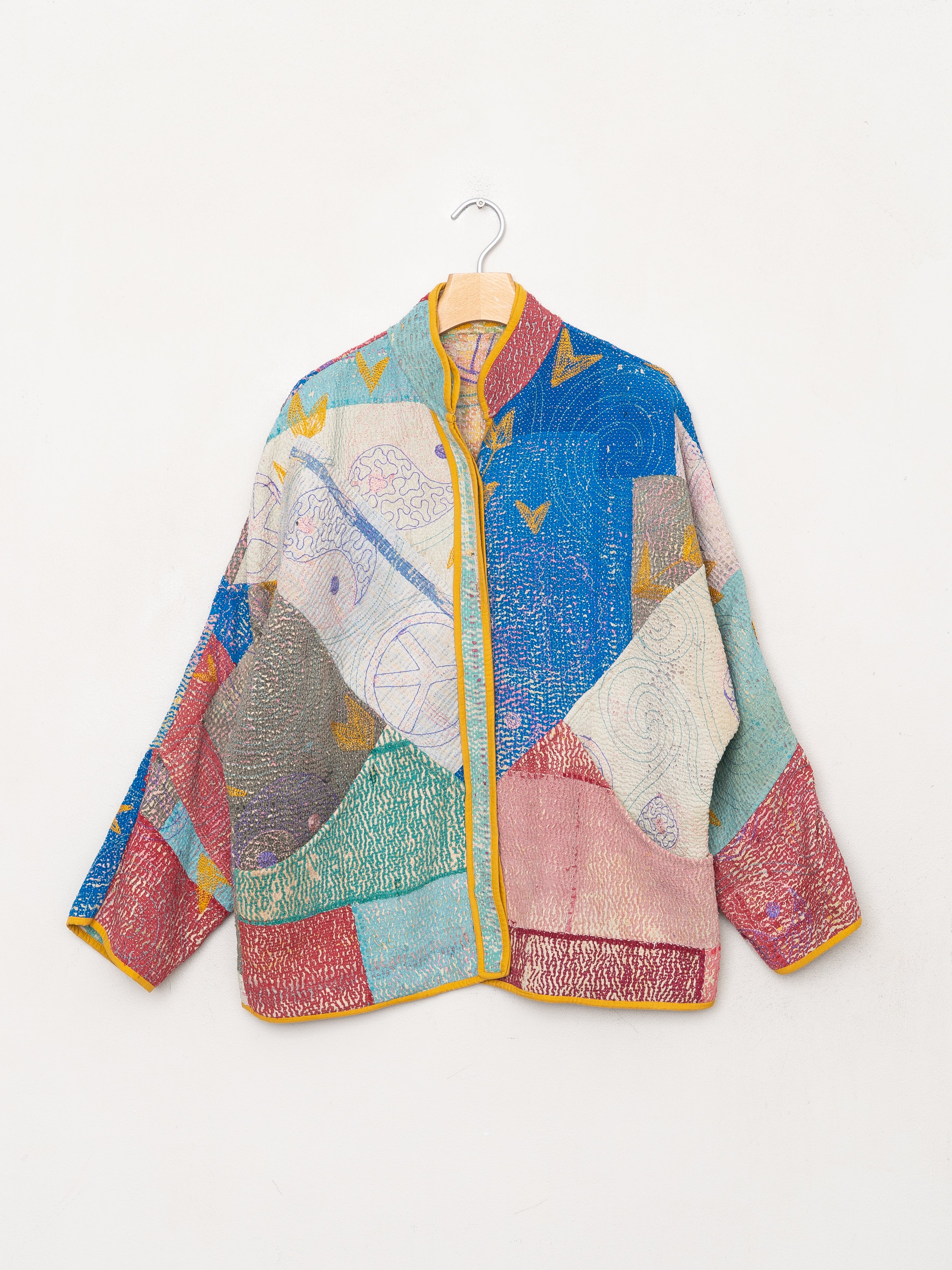 The Ladhiya Suzani Quilted Kantha Jacket