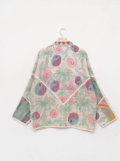 The Ladhiya Suzani Quilted Kantha Jacket