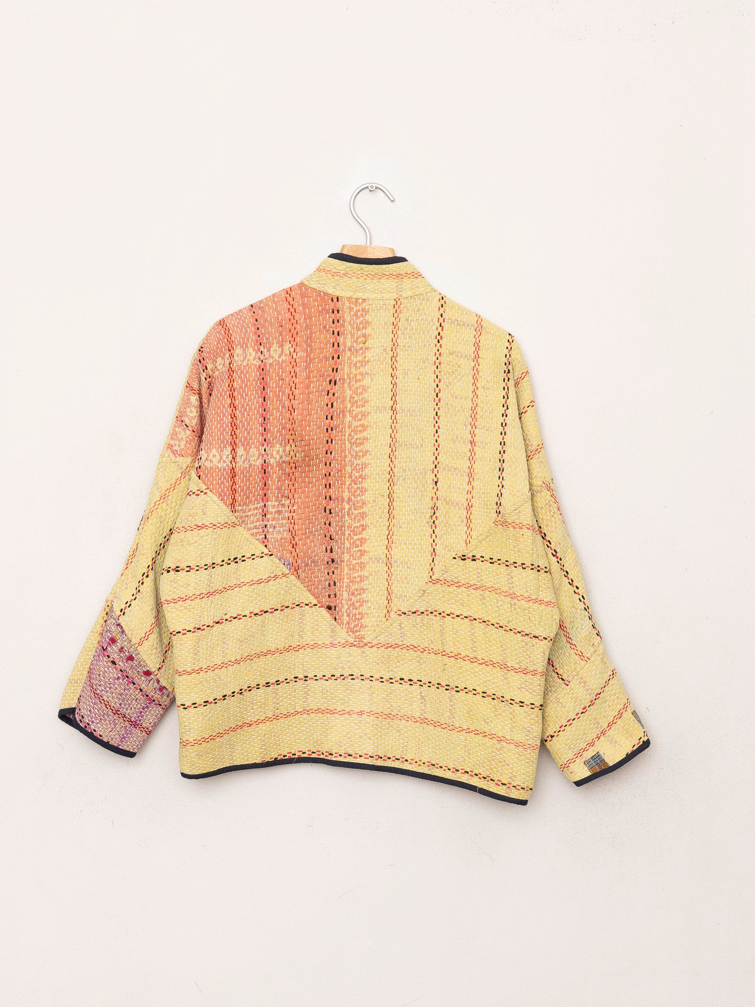 The Ladhiya Petite Quilted Patchwork Kantha Jacket