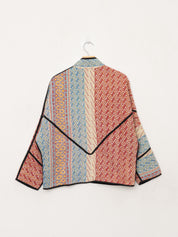 The Ladhiya Petite Quilted Patchwork Kantha Jacket