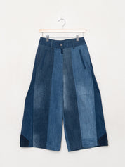 The Nadi Denim Flared Culotte Jeans - Small