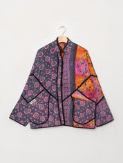 The Ladhiya Quilted Patchwork Kantha Jacket