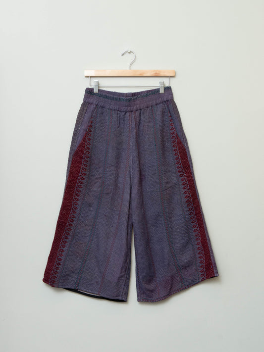 The Mahi Quilted Patchwork Kantha Culotte ~ Small