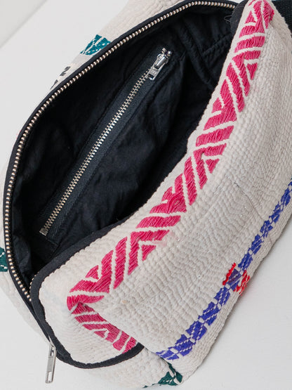 The Kallum Quilted Kantha Dopp Kit