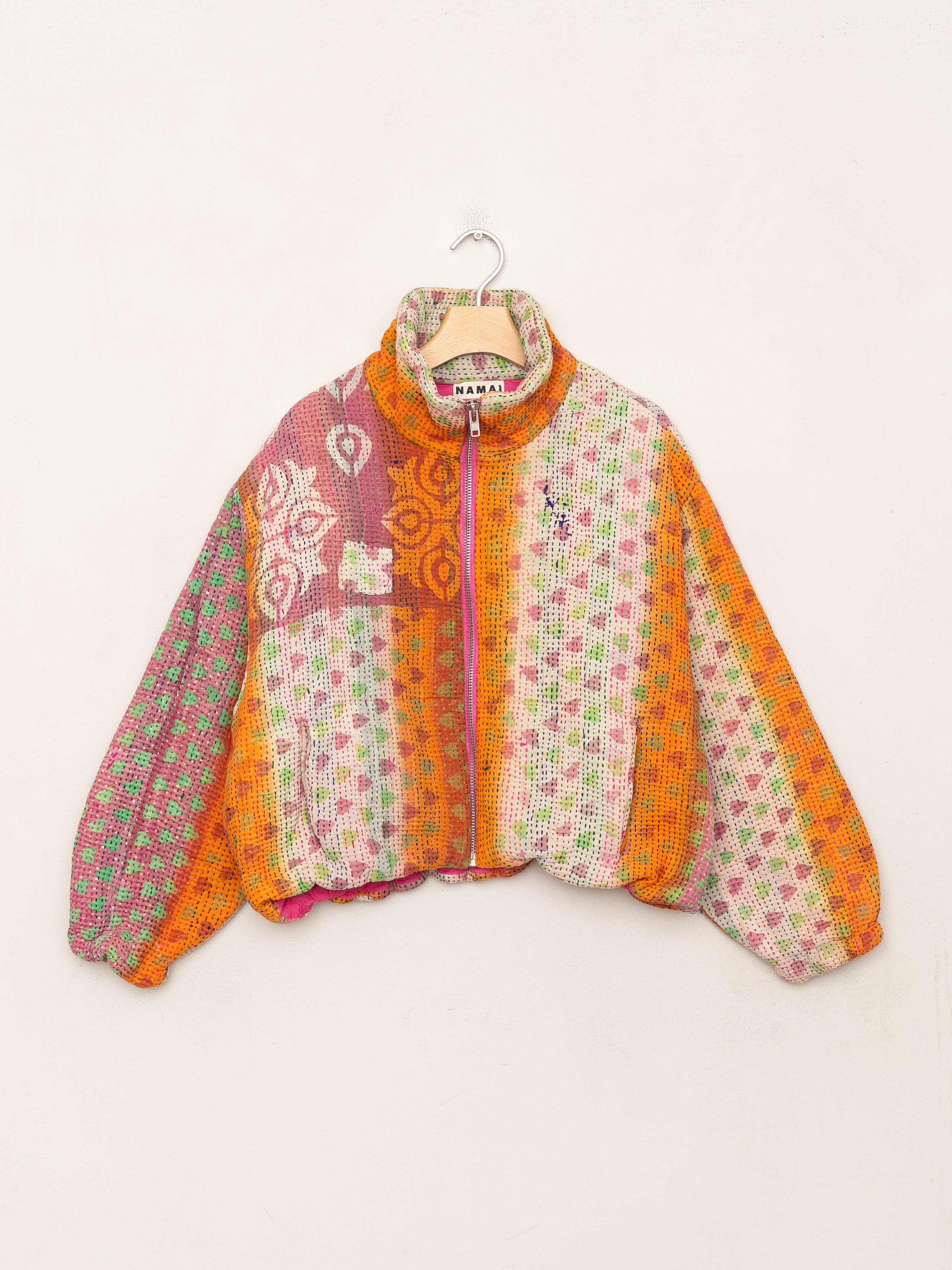 The Shira Quilted Puffer Bomber Jacket