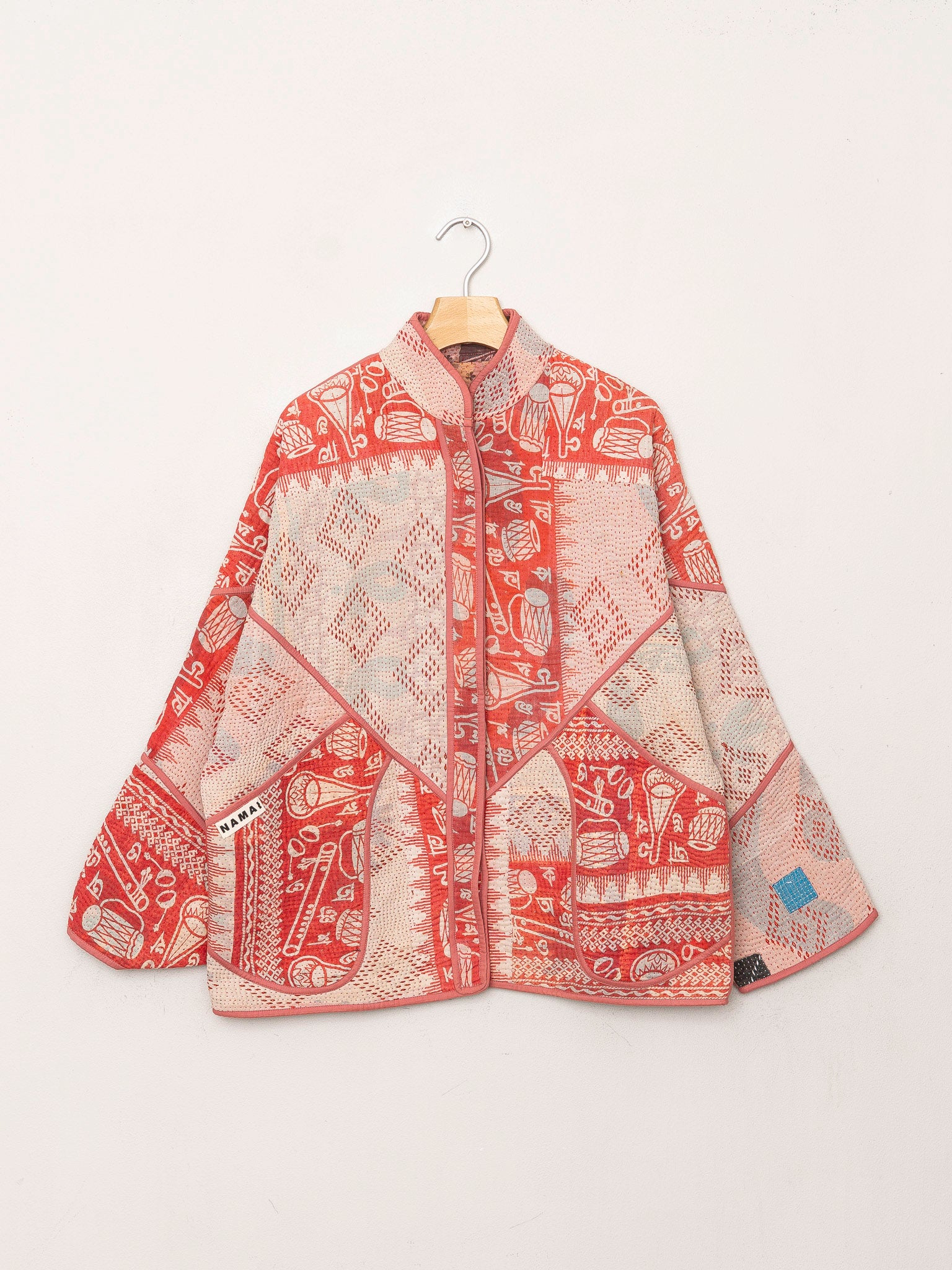 The Ladhiya Quilted Patchwork Kantha Jacket