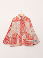 The Ladhiya Quilted Patchwork Kantha Jacket