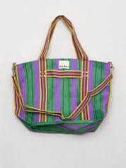 The Goa Recycled Nylon Travel Tote - Grape Verde