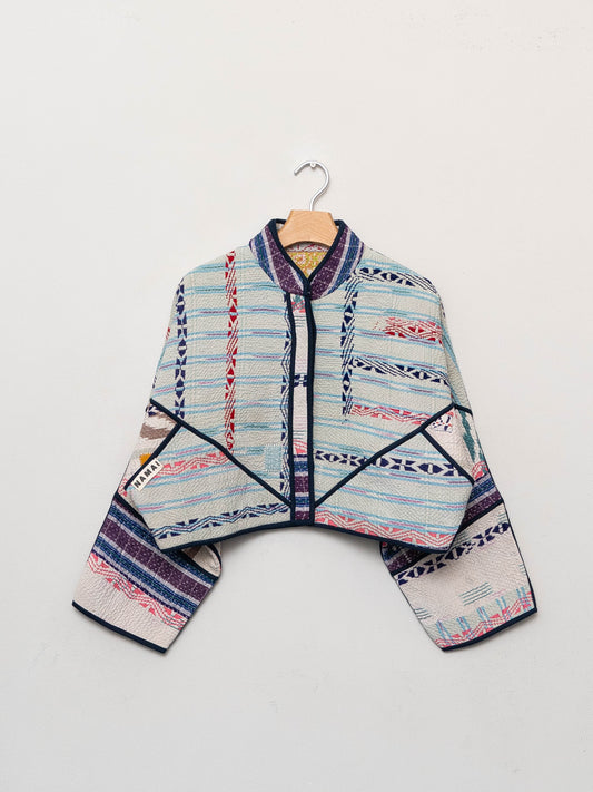 The Kaira Cropped Patchwork Kantha Jacket Wholesale