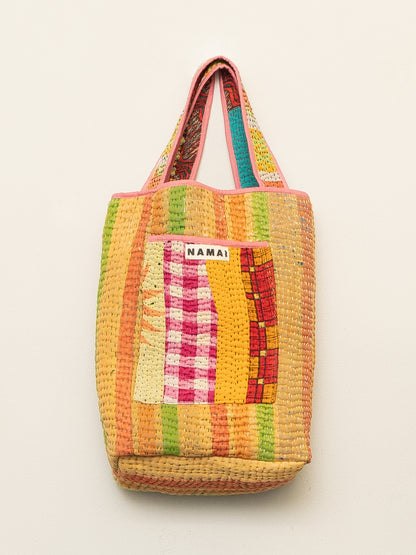 The Xoti II Zero-Waste Quilted Kantha Bag