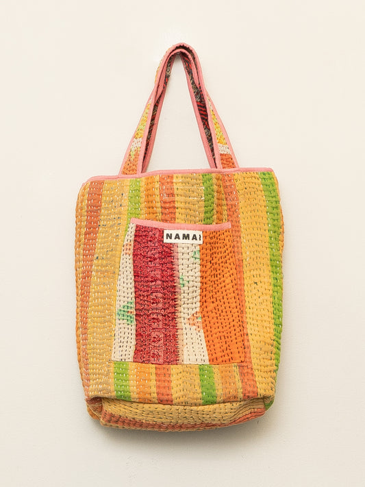 The Xoti II Zero-Waste Quilted Kantha Bag