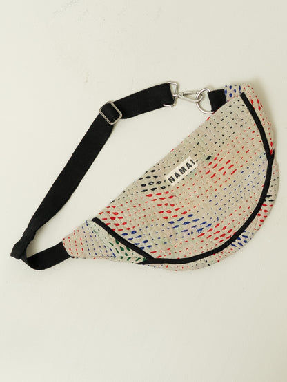 The Faiza Quilted Kantha Belt Bag