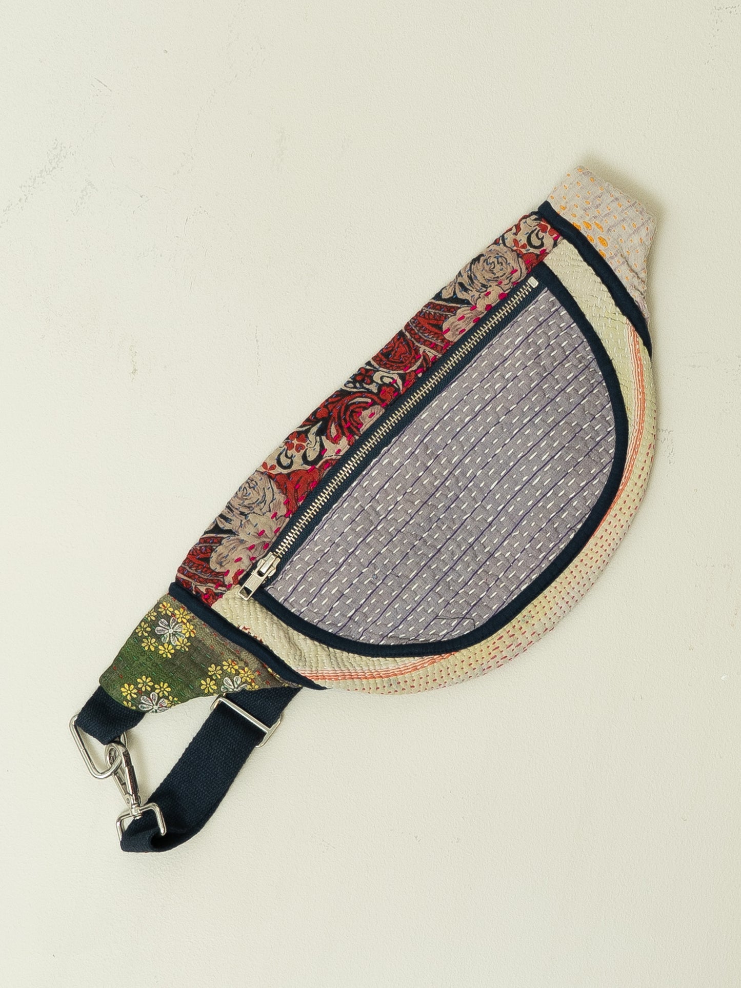 The Faiza Quilted Kantha Belt Bag